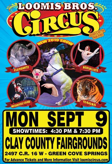 Green Cove Springs Circus Poster