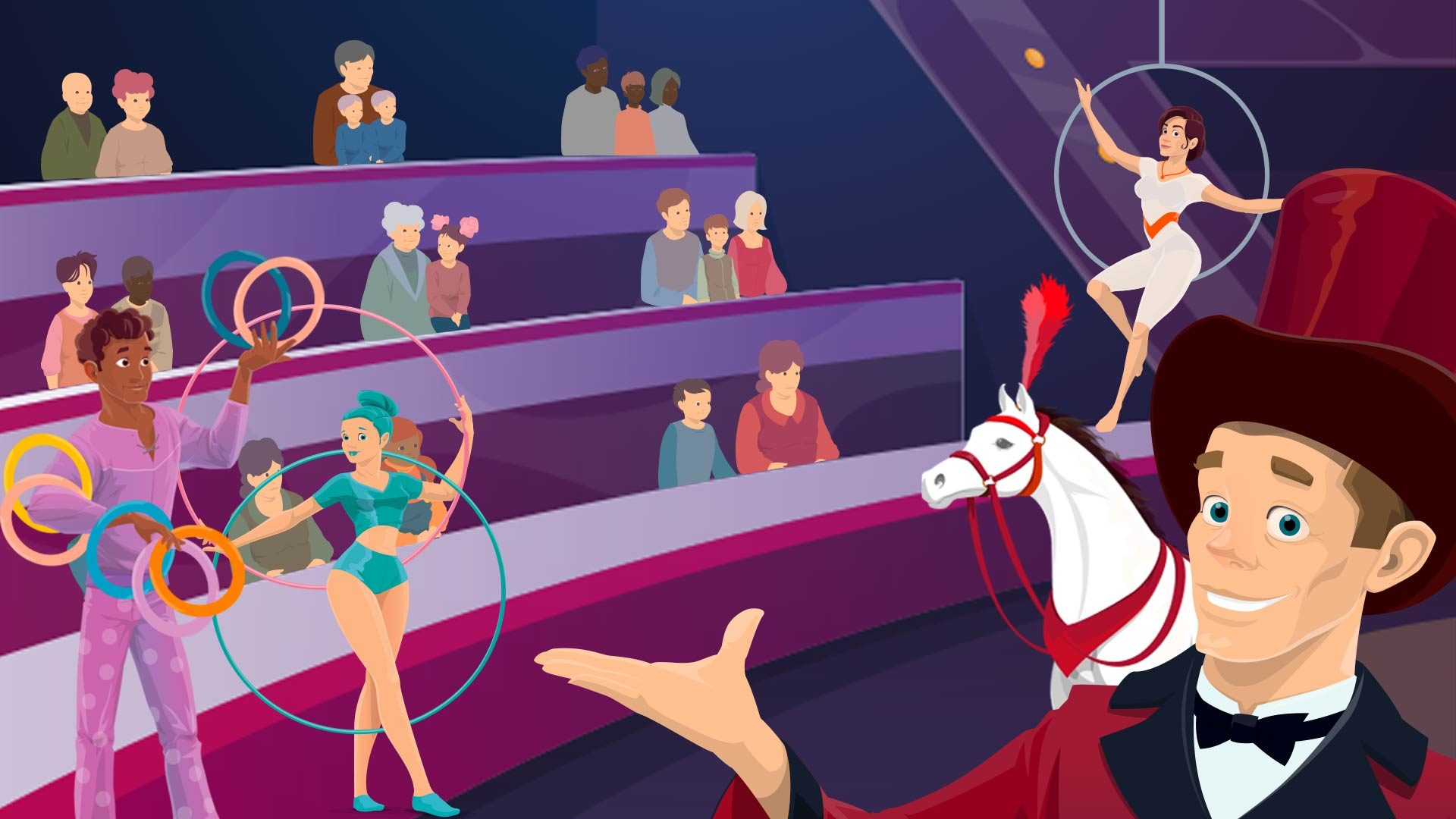 Loomis Bros Circus Web Background